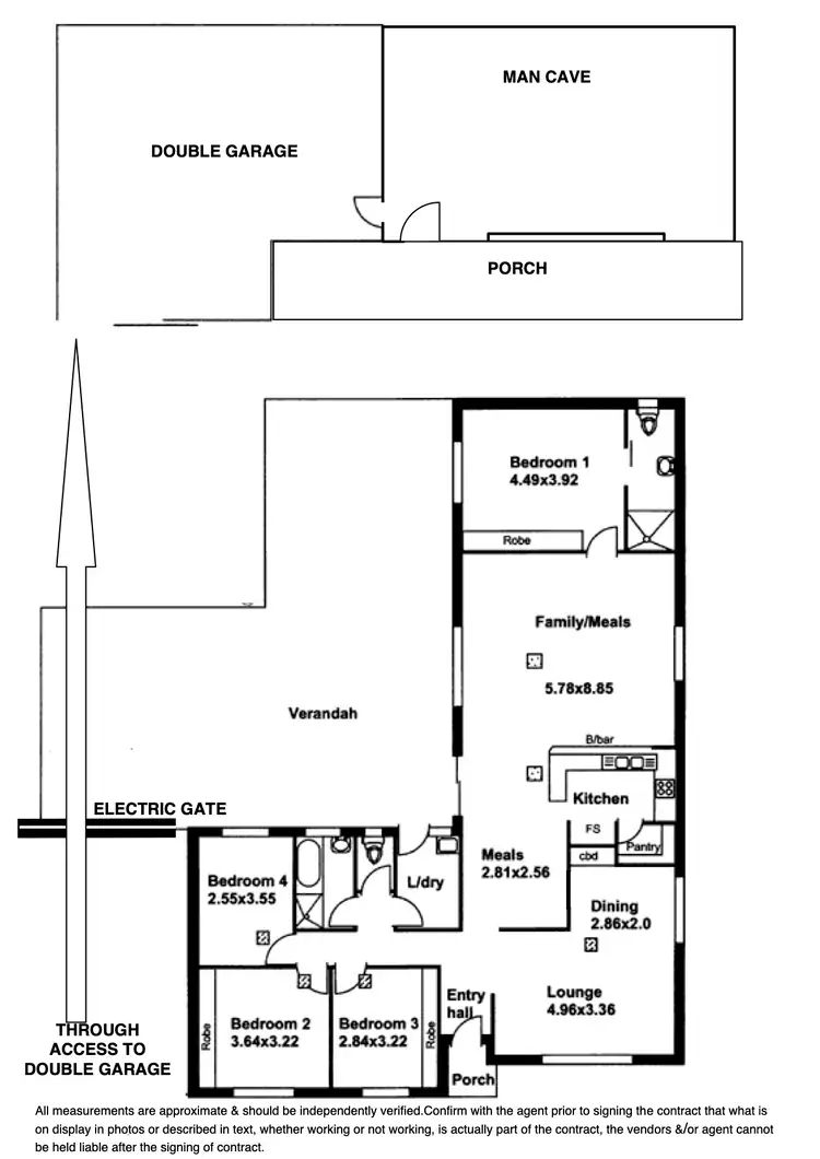 Floorplan of Homely house listing, 14 Bayton Road, Huntfield Heights SA 5163