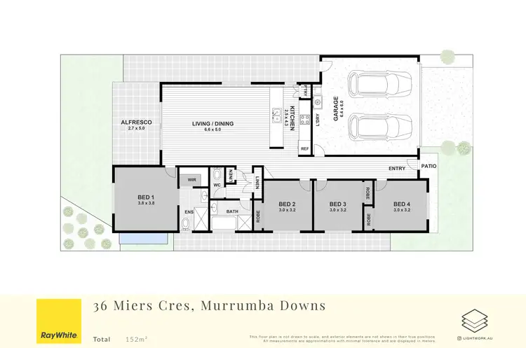 Floorplan of Homely house listing, 36 Miers Crescent, Murrumba Downs QLD 4503