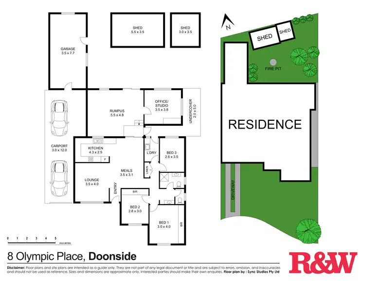 Floorplan of Homely house listing, 8 Olympic Place, Doonside NSW 2767