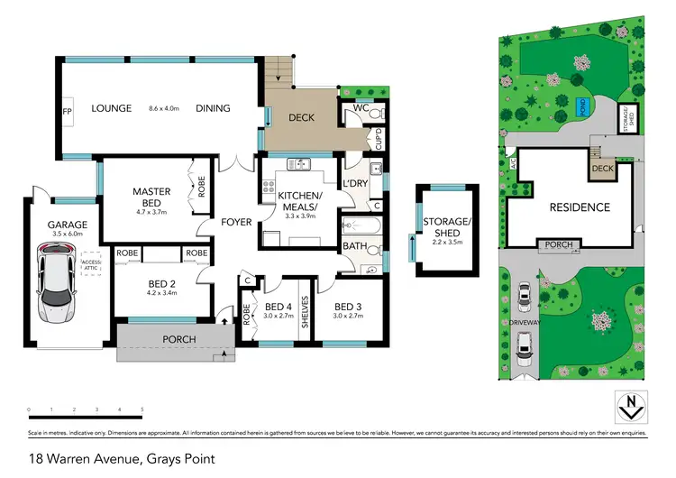 Floorplan of Homely house listing, 18 Warren Avenue, Grays Point NSW 2232