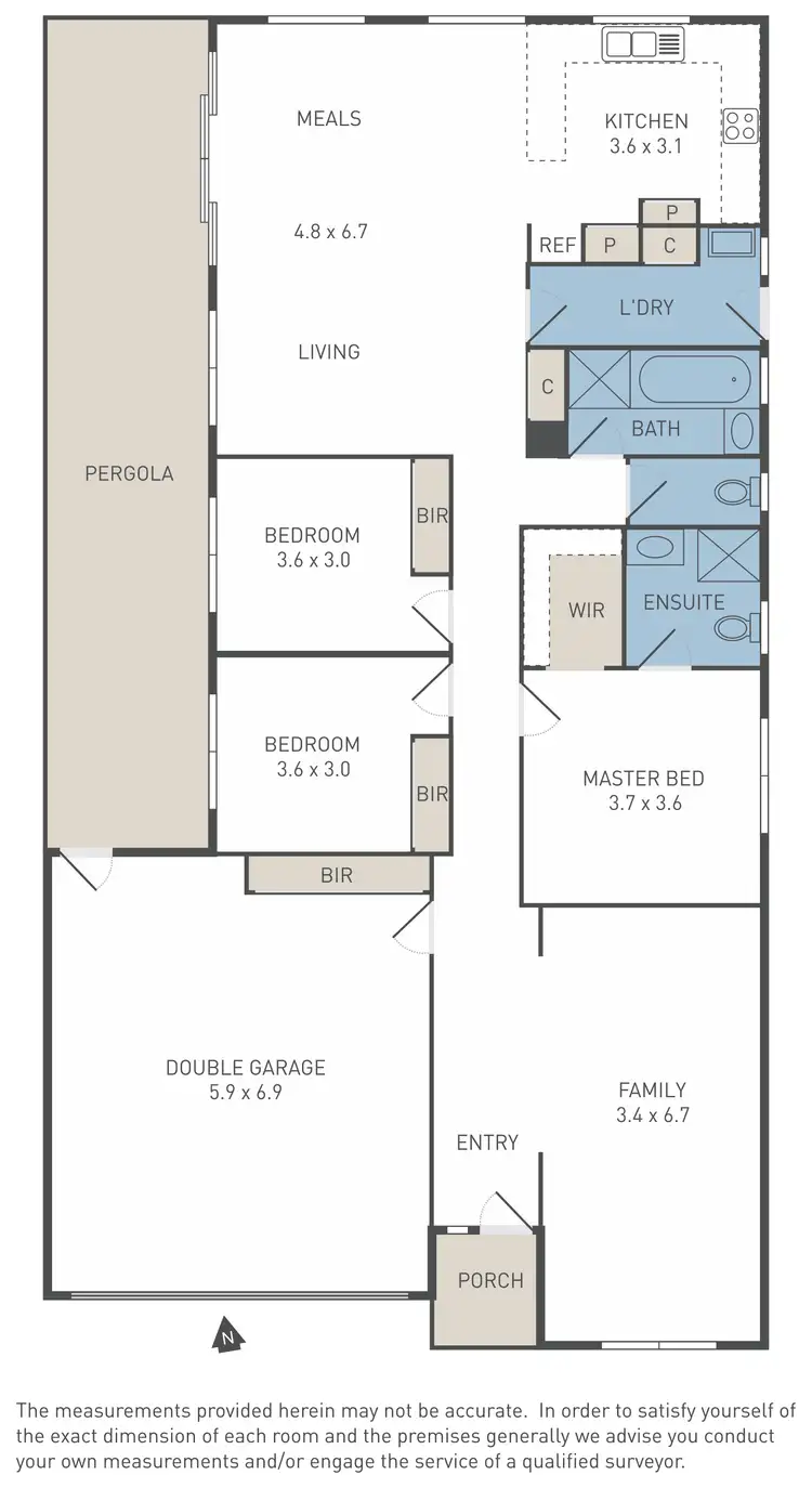 Floorplan of Homely house listing, 29 Blakeville Drive, Caroline Springs VIC 3023