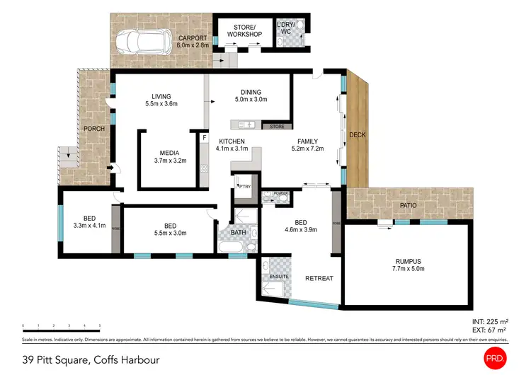 Floorplan of Homely house listing, 39 Pitt Square, Coffs Harbour NSW 2450