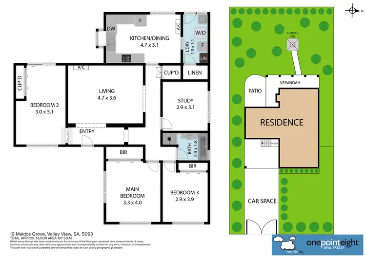 Floorplan of Homely house listing, 19 Maidos Grove, Valley View SA 5093
