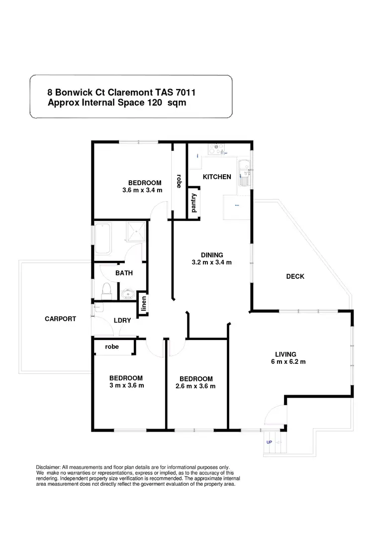 Floorplan of Homely house listing, 8 Bonwick Court, Claremont TAS 7011