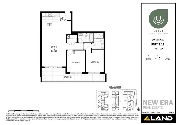 Floorplan of Homely apartment listing, 337/129C JERRALONG DRIVE, Schofields NSW 2762