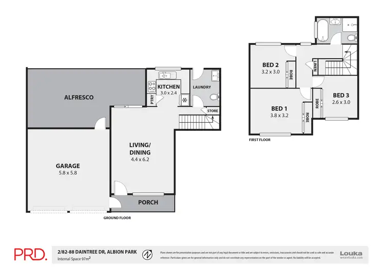 Floorplan of Homely house listing, 2/82-88 Daintree Drive, Albion Park NSW 2527