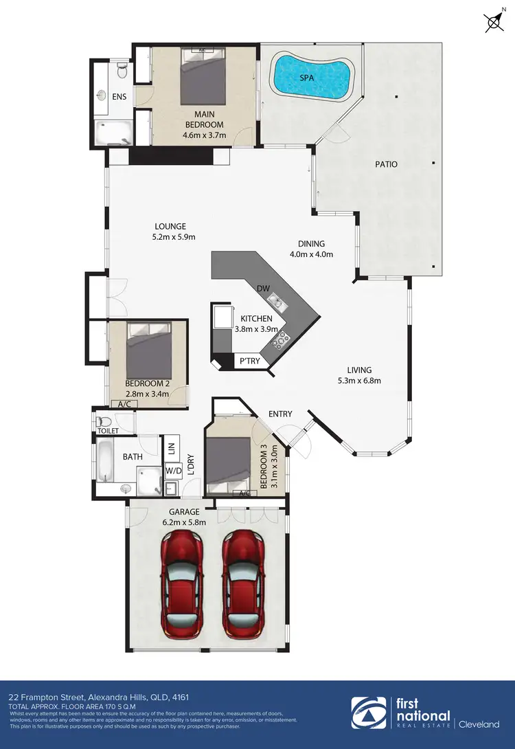 Floorplan of Homely house listing, 22 Frampton Street, Alexandra Hills QLD 4161