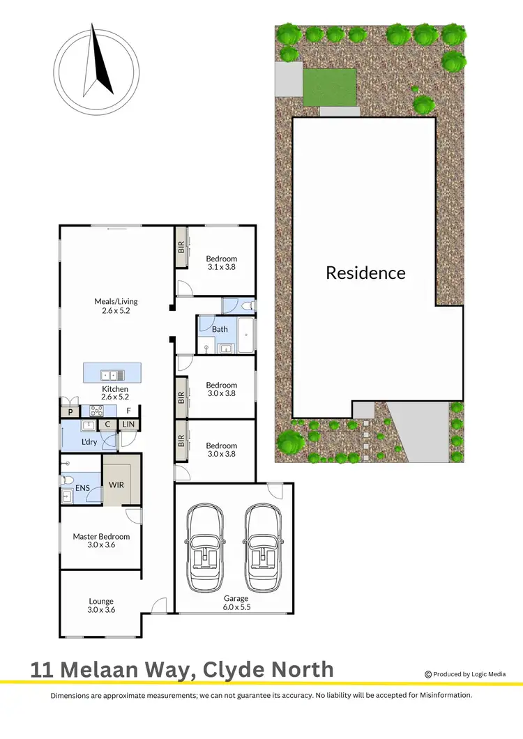 Floorplan of Homely house listing, 11 Melaan Way, Clyde North VIC 3978