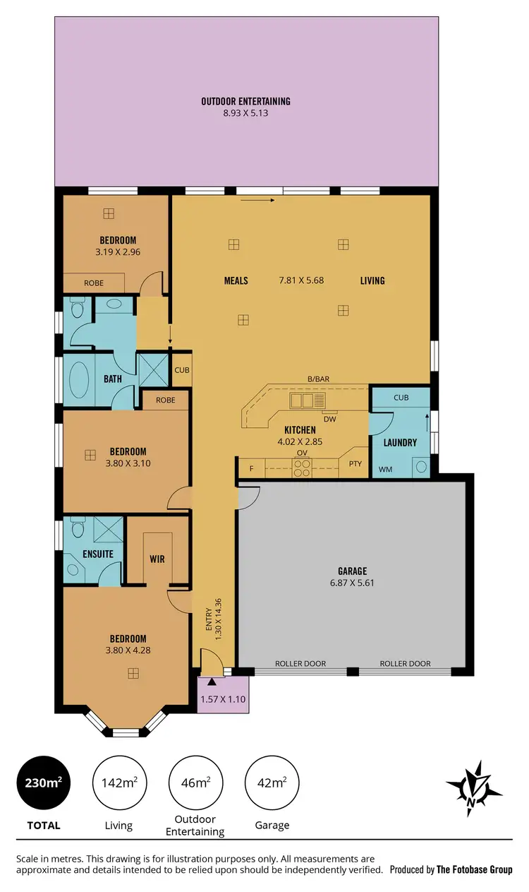 Floorplan of Homely house listing, 17 Meadowbank Terrace, Northgate SA 5085