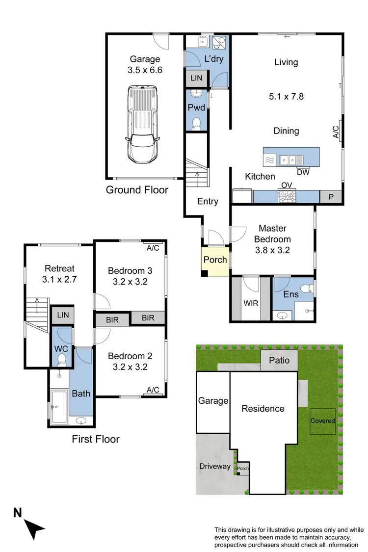 Floorplan of Homely townhouse listing, 3/138 Mullum Mullum Road, Ringwood VIC 3134