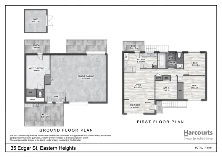 Floorplan of Homely house listing, 35 Edgar Street, Eastern Heights QLD 4305