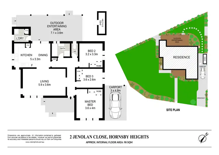 Floorplan of Homely house listing, 2 Jenolan Close, Hornsby Heights NSW 2077