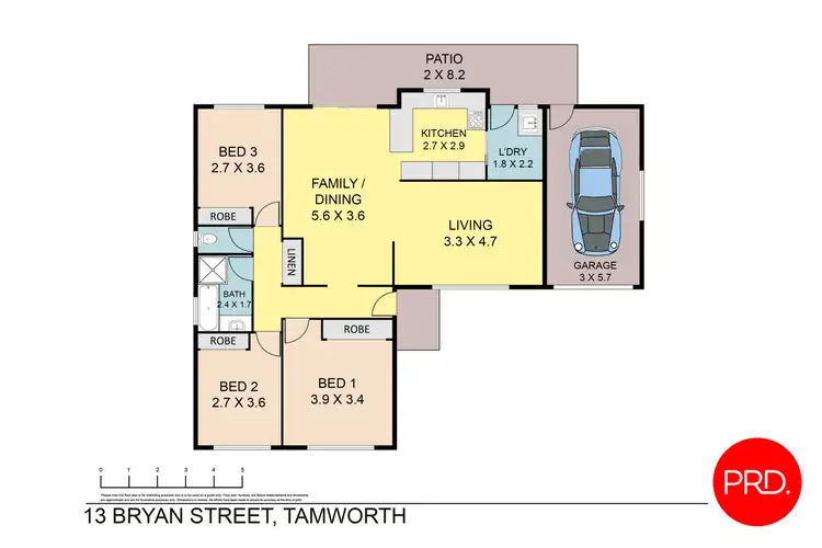 Floorplan of Homely house listing, 13 Bryan Street, Tamworth NSW 2340