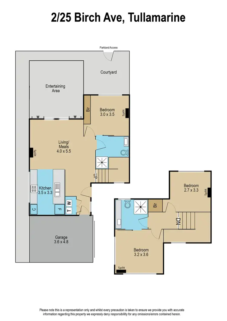 Floorplan of Homely house listing, 2/25 Birch Avenue, Tullamarine VIC 3043