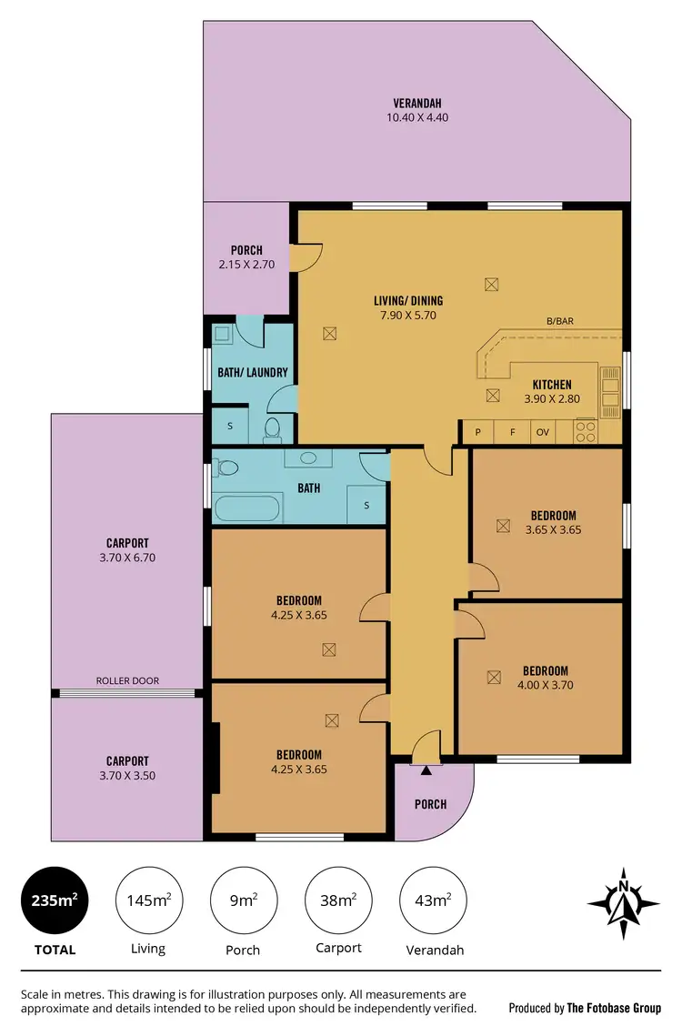 Floorplan of Homely house listing, 66 Mooringe Avenue, North Plympton SA 5037