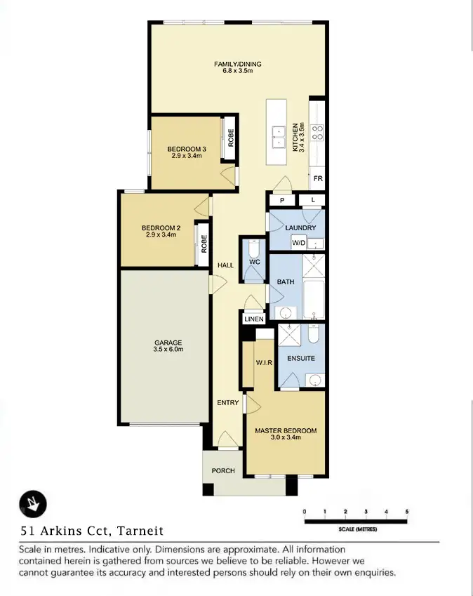 Floorplan of Homely house listing, 51 Arkins Circuit, Tarneit VIC 3029