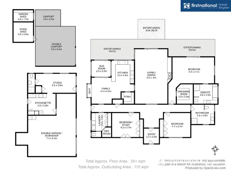 Floorplan of Homely house listing, 489 Manuka Road, Kettering TAS 7155
