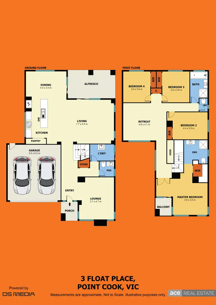 Floorplan of Homely house listing, 3 Float Place, Point Cook VIC 3030