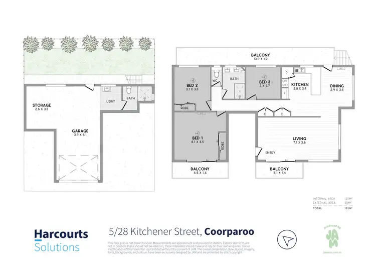 Floorplan of Homely unit listing, 5/28 Kitchener Street, Coorparoo QLD 4151