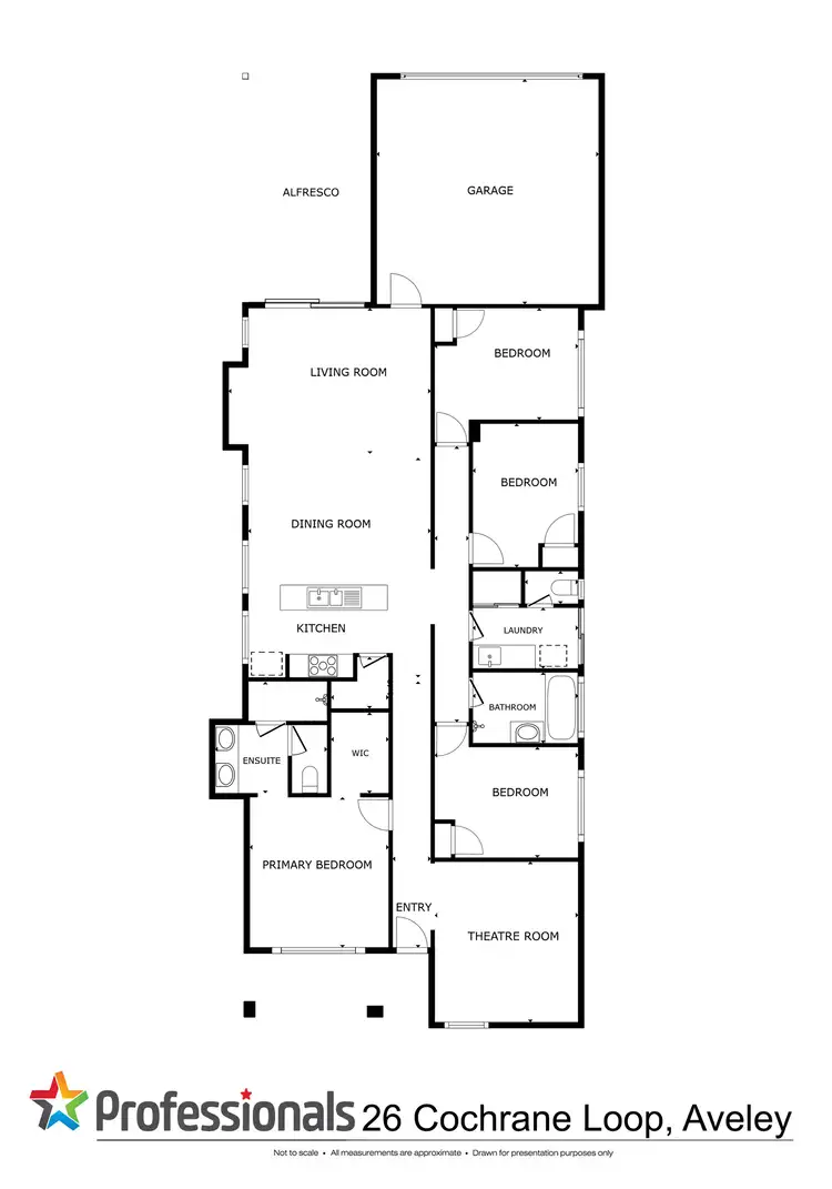 Floorplan of Homely house listing, 26 Cochrane Loop, Aveley WA 6069