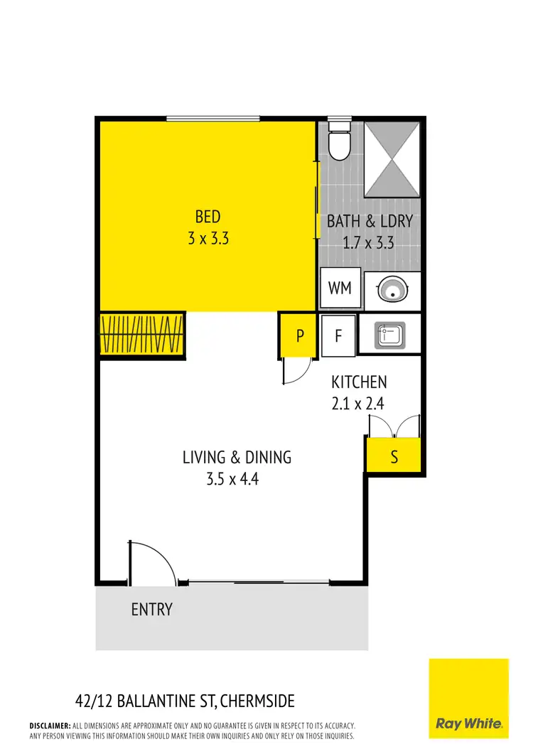 Floorplan of Homely apartment listing, 42/12 Ballantine Street, Chermside QLD 4032
