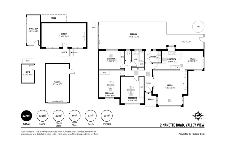 Floorplan of Homely house listing, 2 Nanette Road, Valley View SA 5093