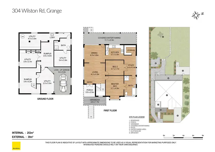 Floorplan of Homely house listing, 304 Wilston Road, Grange QLD 4051