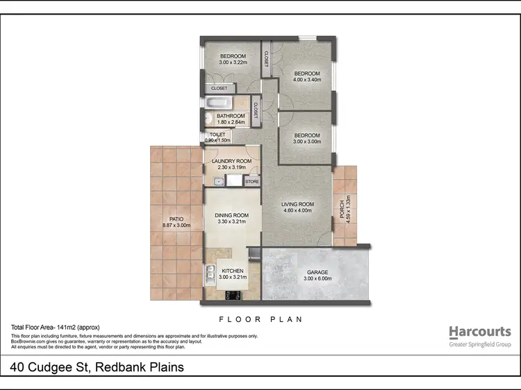 Floorplan of Homely house listing, 40 Cudgee Street, Redbank Plains QLD 4301