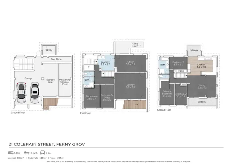 Floorplan of Homely house listing, 21 Coleraine Street, Ferny Grove QLD 4055