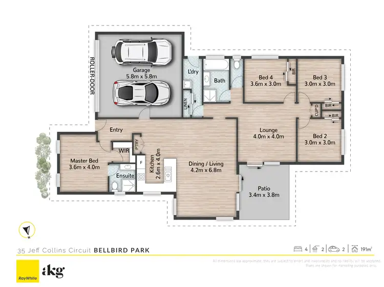 Floorplan of Homely house listing, 35 Jeff Collins Circuit, Bellbird Park QLD 4300