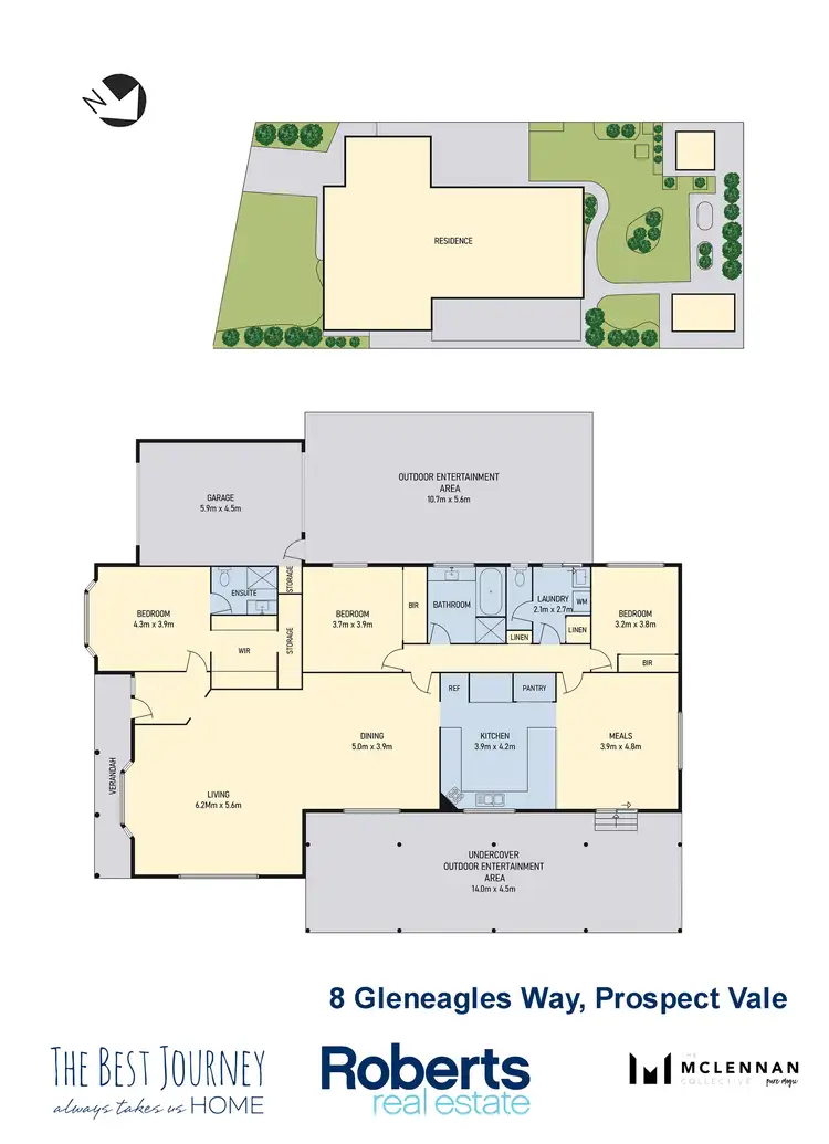 Floorplan of Homely house listing, 8 Gleneagles Way, Prospect Vale TAS 7250
