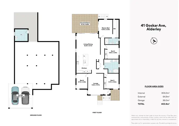 Floorplan of Homely house listing, 41 Goskar Avenue, Alderley QLD 4051