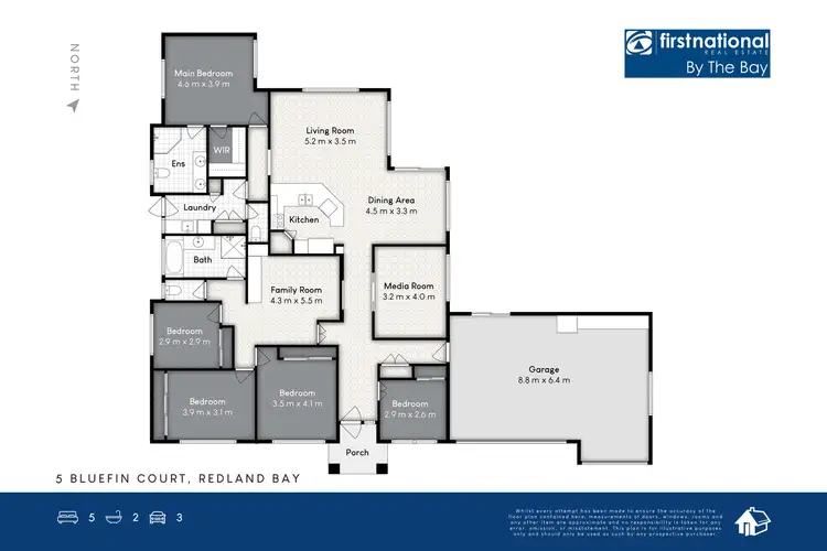 Floorplan of Homely house listing, 5 Bluefin Court, Redland Bay QLD 4165