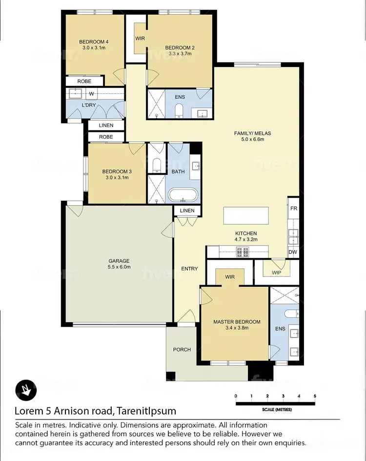 Floorplan of Homely house listing, 5 Arnison Road, Tarneit VIC 3029