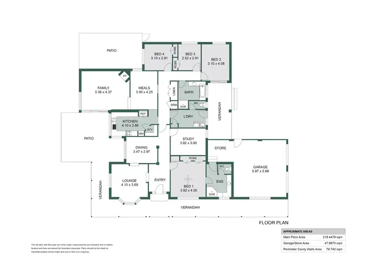 Floorplan of Homely house listing, 4 Navarre Row, Greenfields WA 6210