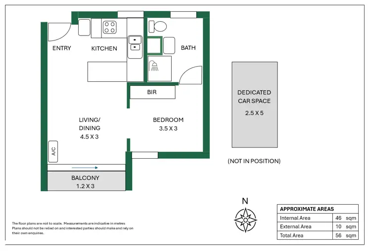 Floorplan of Homely apartment listing, 57/409 Cambridge Street, Wembley WA 6014