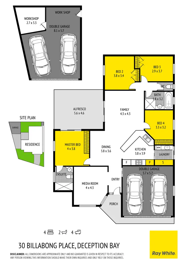 Floorplan of Homely house listing, 30 Billabong Place, Deception Bay QLD 4508