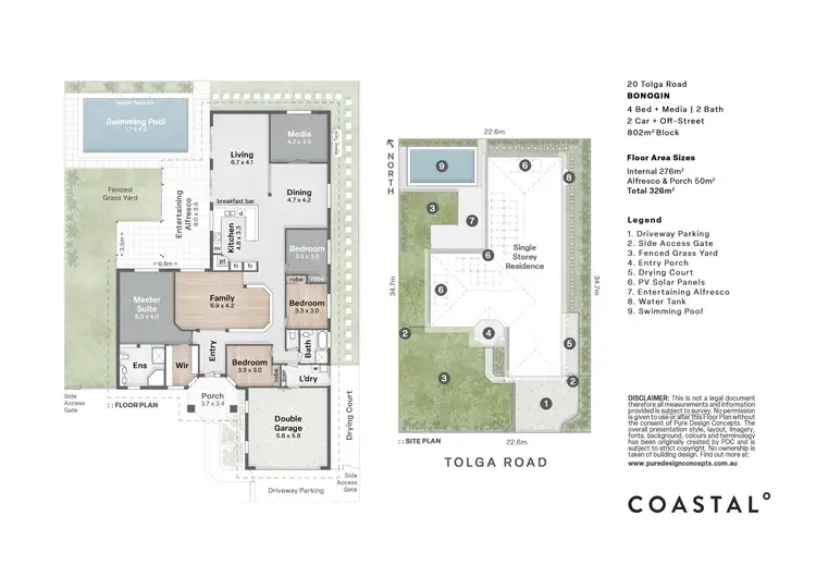 Floorplan of Homely house listing, 20 Tolga Road, Bonogin QLD 4213