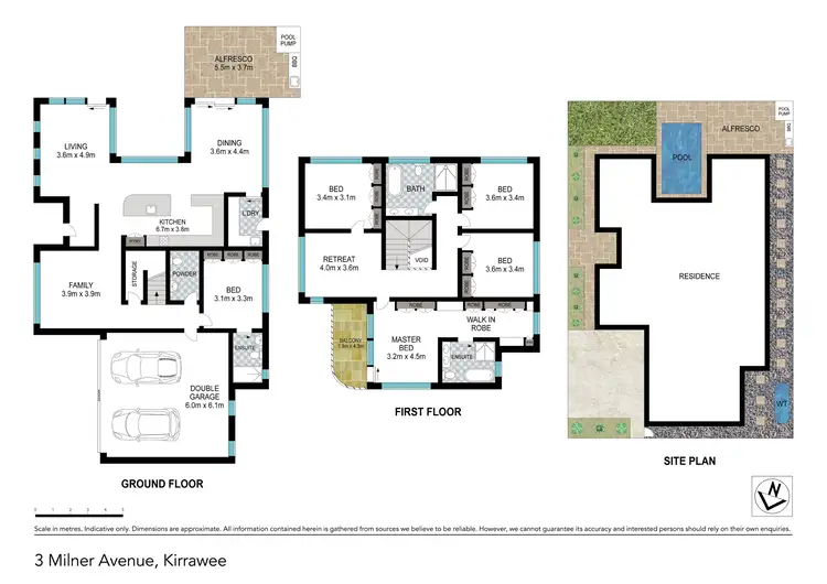 Floorplan of Homely house listing, 3 Milner Avenue, Kirrawee NSW 2232