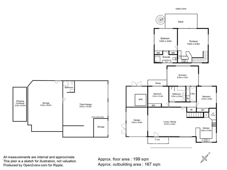 Floorplan of Homely house listing, 548 Old Forcett Road, Dodges Ferry TAS 7173
