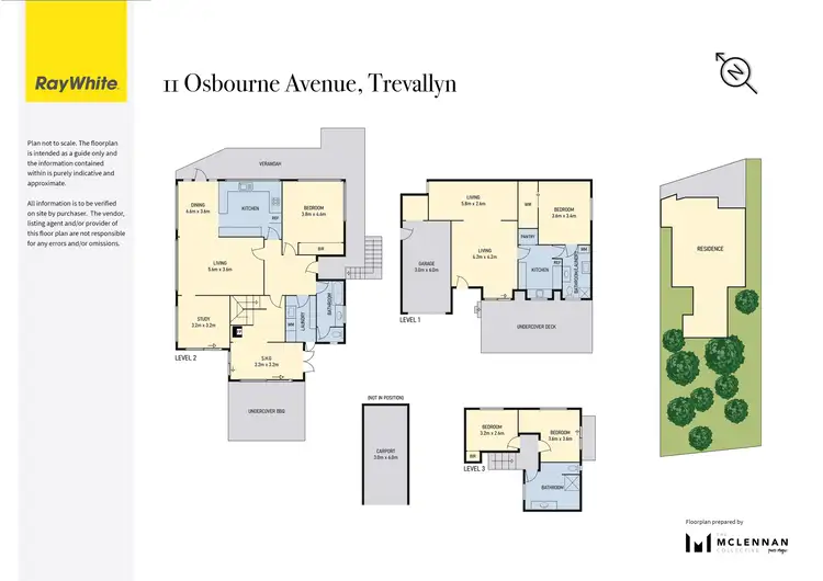 Floorplan of Homely house listing, 11 Osborne Avenue, Trevallyn TAS 7250