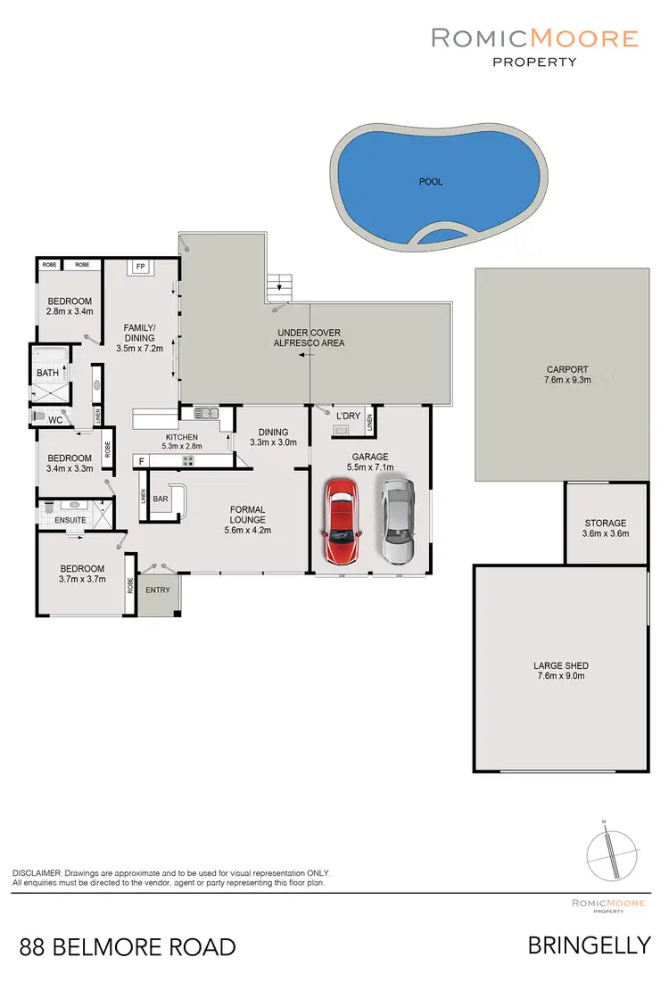 Floorplan of Homely house listing, 88 Belmore Road, Bringelly NSW 2556