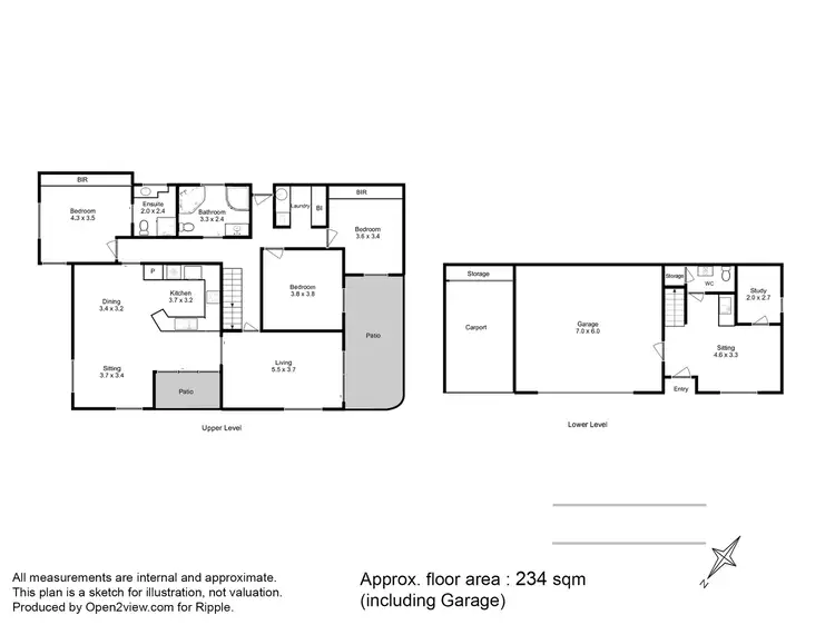 Floorplan of Homely house listing, 66A Derwent Avenue, Geilston Bay TAS 7015