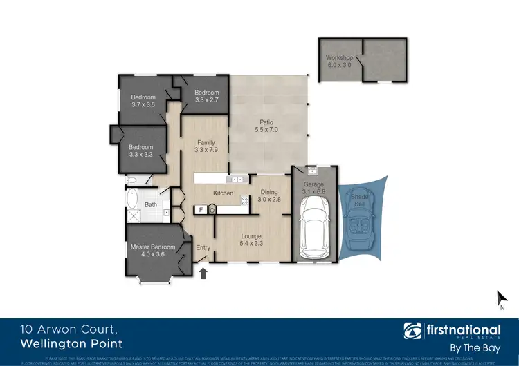 Floorplan of Homely house listing, 10 Arwon Court, Wellington Point QLD 4160