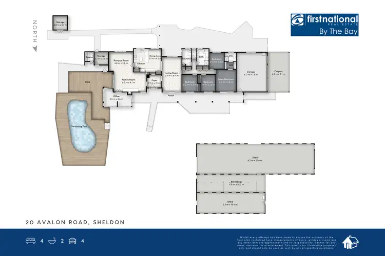 Floorplan of Homely house listing, 20 Avalon Road, Sheldon QLD 4157