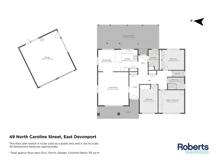Floorplan of Homely house listing, 49 North Caroline Street, East Devonport TAS 7310