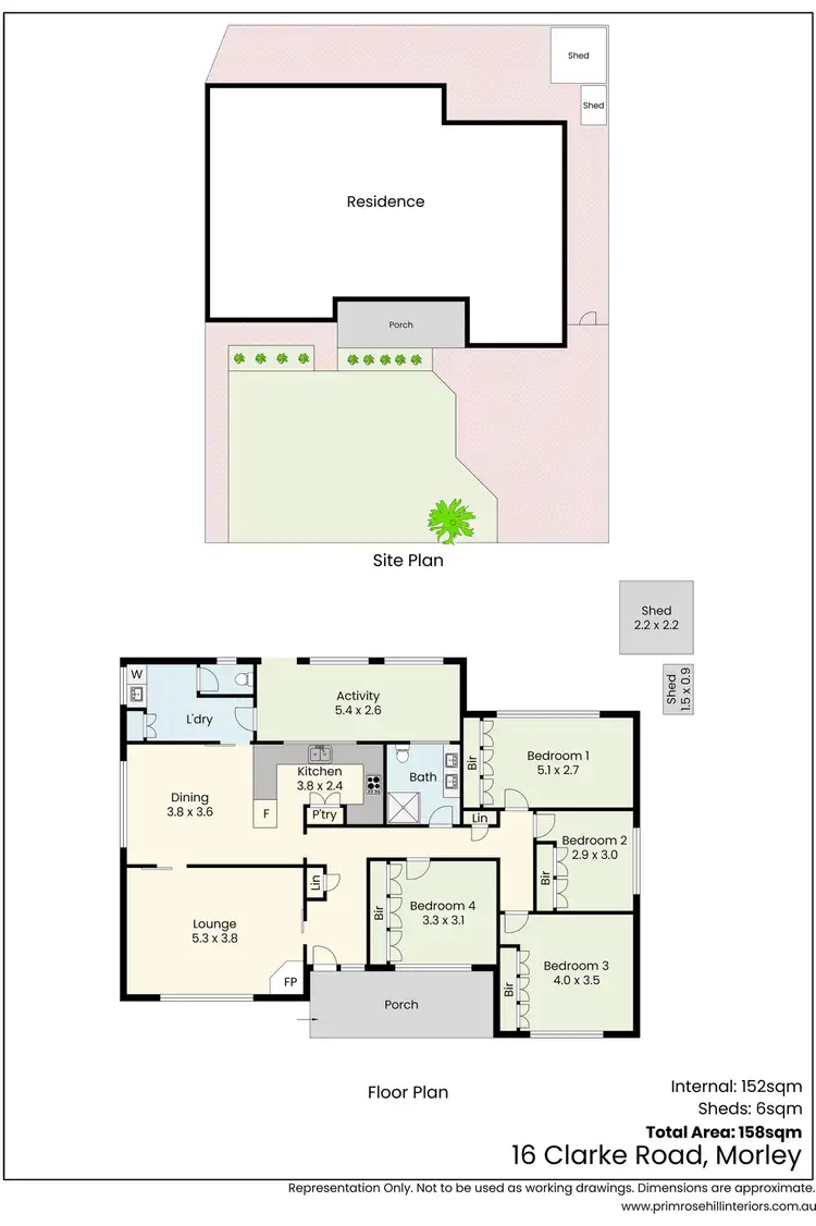 Floorplan of Homely house listing, 16 Clarke Road, Morley WA 6062
