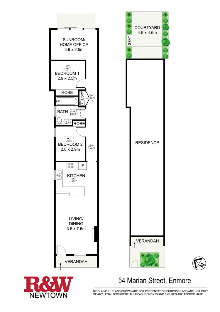 Floorplan of Homely house listing, 54 MARIAN STREET, Enmore NSW 2042