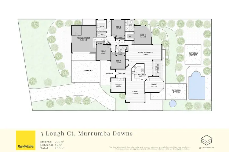 Floorplan of Homely house listing, 3 Lough Court, Murrumba Downs QLD 4503
