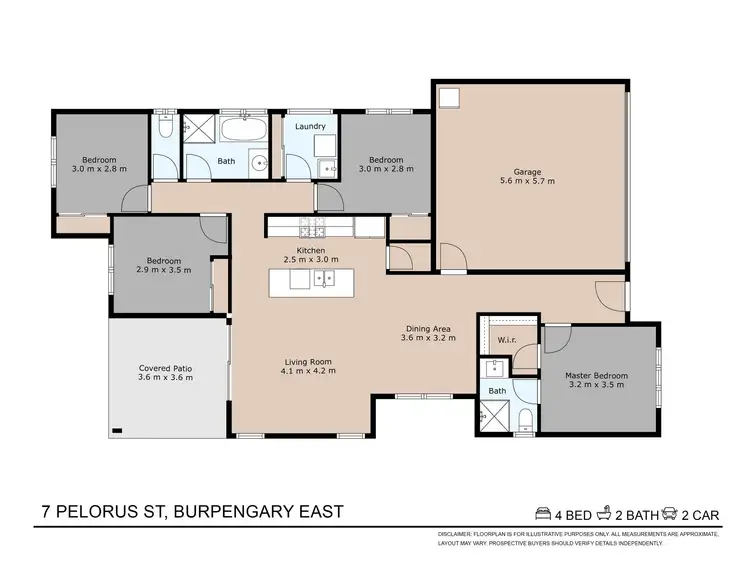Floorplan of Homely house listing, 7 Pelorus Street, Burpengary East QLD 4505